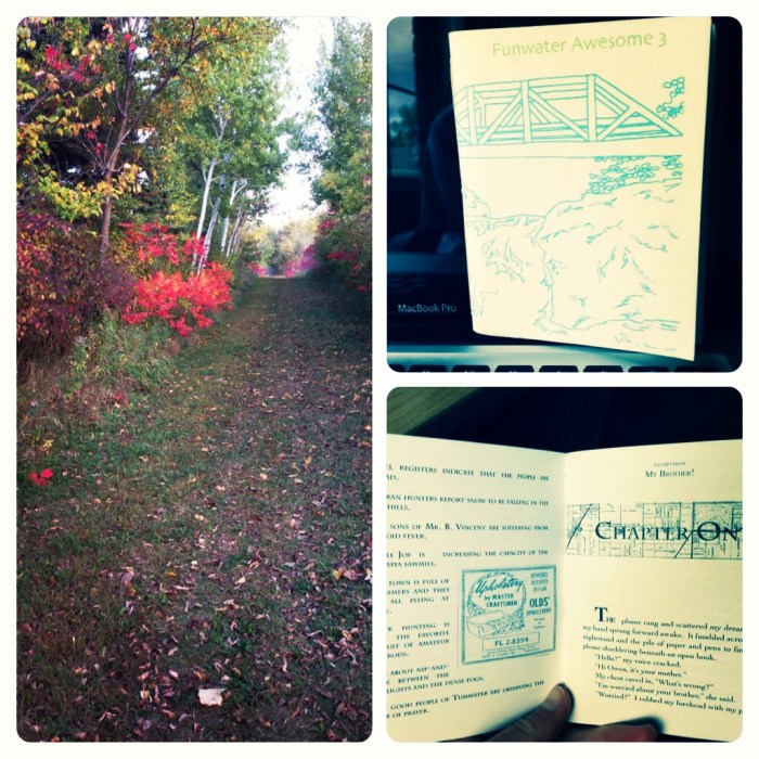I live by the sweetest paths!-- here's some pics of a zine I love