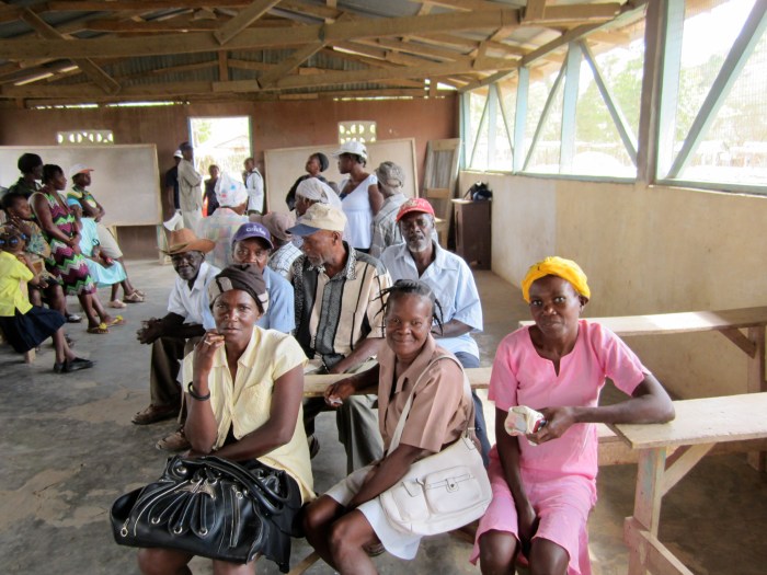 a few lovely women I met at one of the medical clinics